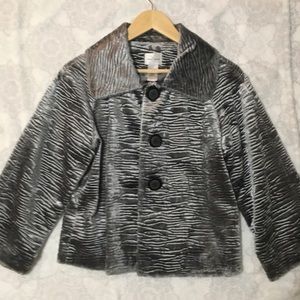 Emma James gray jacket size 6
